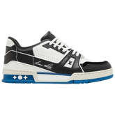 Louis Vuitton Trainer Sneaker Black / White / Blue